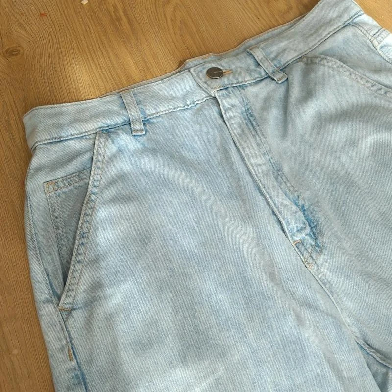 Massimo Dutti Jeans de pernas largas azul céu – photo 5